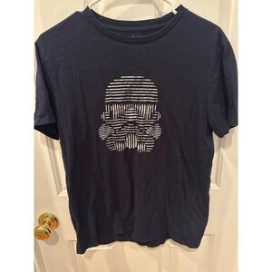 Gap Star Wars Mens Navy Blue Stormtrooper Graphic T-Shirt Small S 100% Cotton